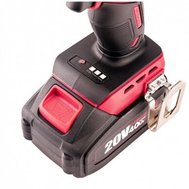 Akumuliatorinis smūginis veržliasukis 3/4'' 1800nm 20V LI-ION (XCUBE dėžė) 5