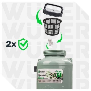 Akumuliatorinis sodo purkštuvas Wuber W24005 8L – 12V 5 Akumuliatorinis sodo purkštuvas Wuber W24005 8L – 12V 5