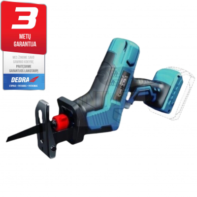 Akumuliatorinis tiesinis pjūklas 18V DEDRA SAS+ALL Akumuliatorinis tiesinis pjūklas 18V DEDRA SAS+ALL