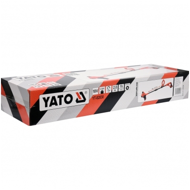 Akumuliatorinis trimeris 18V 2,0Ah YATO 5 Akumuliatorinis trimeris 18V 2,0Ah YATO 5