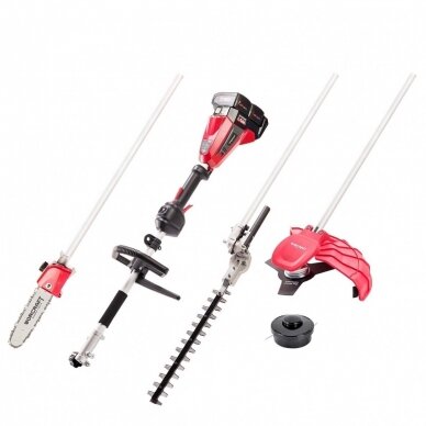 Akumuliatorinis trimeris 3IN1 40V (2 x 20V 4,0Ah LI-ion) WORCRAFT CGTS40LiBHP 10