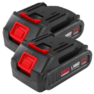 Akumuliatorinis trimeris su 2x2.0Ah baterijomis REDTECHNIC 23