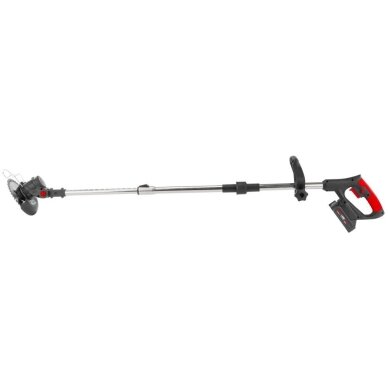 Akumuliatorinis trimeris su 2x2.0Ah baterijomis REDTECHNIC 1 Akumuliatorinis trimeris su 2x2.0Ah baterijomis REDTECHNIC 1