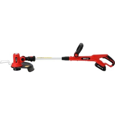 Akumuliatorinis trimeris teleskopinis | 18V | su baterija 2AH YATO 3 Akumuliatorinis trimeris teleskopinis | 18V | su baterija 2AH YATO 3