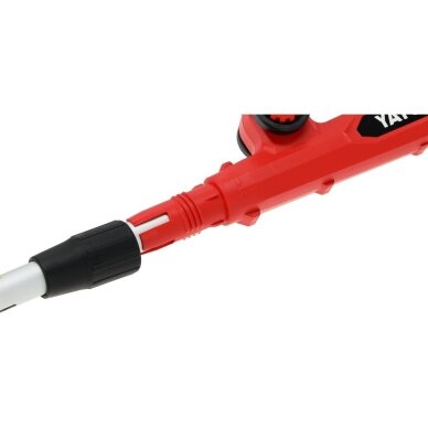 Akumuliatorinis trimeris teleskopinis | 18V | su baterija 2AH YATO 9 Akumuliatorinis trimeris teleskopinis | 18V | su baterija 2AH YATO 9