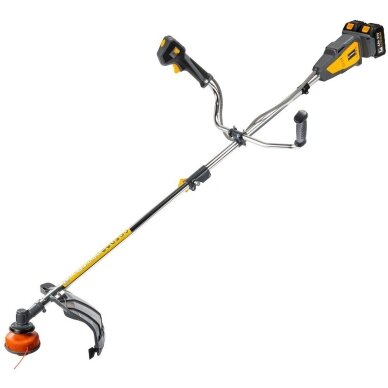 Akumuliatorinis Trimeris Žolei ir Krūmams 42V 38cm su 2x4.0Ah baterijomis Powermat Akumuliatorinis Trimeris Žolei ir Krūmams 42V 38cm su 2x4.0Ah baterijomis Powermat