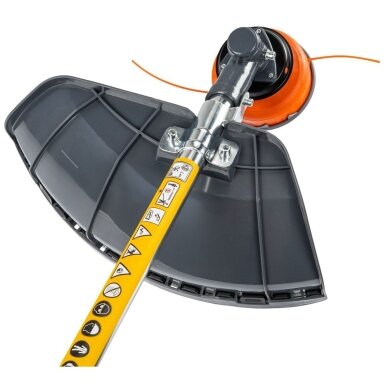 Akumuliatorinis Trimeris Žolei ir Krūmams 42V 38cm su 2x4.0Ah baterijomis Powermat 3