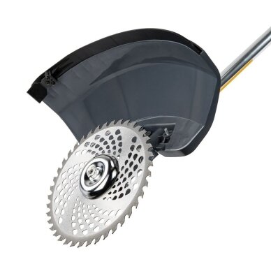 Akumuliatorinis Trimeris Žolei ir Krūmams 42V 38cm su 2x4.0Ah baterijomis Powermat 5