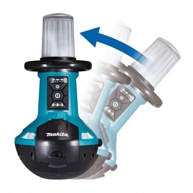 Akumuliatorinis vertikalus darbinis žibintas Makita DML810 14,4/18V/230V 1 Akumuliatorinis vertikalus darbinis žibintas Makita DML810 14,4/18V/230V 1