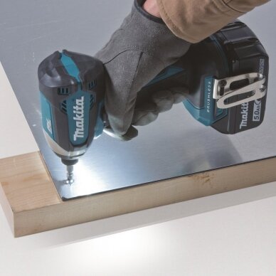 Akumuliatorinių bešepetėlių įrankių komplektas DDF485Z + DTD153Z, 2X5,0Ah, MAKITA DLX2289TJ 7 Akumuliatorinių bešepetėlių įrankių komplektas DDF485Z + DTD153Z, 2X5,0Ah, MAKITA DLX2289TJ 7