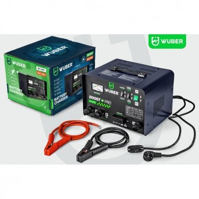 Akumuliatorių kroviklis su paleidimu (BOOST-START) 40A 12V/24V WUBER W14005 8 Akumuliatorių kroviklis su paleidimu (BOOST-START) 40A 12V/24V WUBER W14005 8