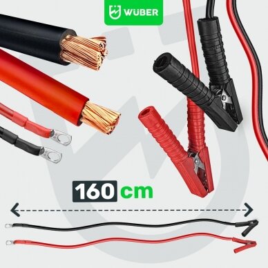 Akumuliatorių kroviklis su paleidimu (BOOST-START) 40A 12V/24V WUBER W14005 6