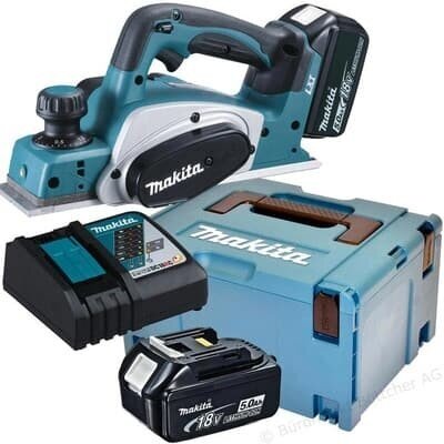 Akumuliatorinis oblius Makita DKP180RTJ, 18V, 2x5,0Ah Akumuliatorinis oblius Makita DKP180RTJ, 18V, 2x5,0Ah