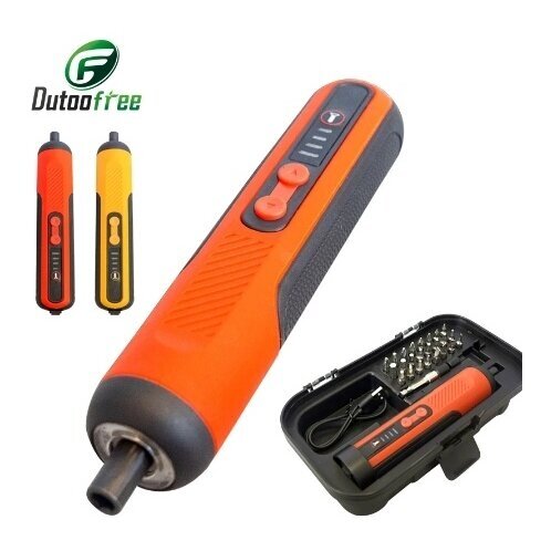 Akumuliatorinis atsuktuvas USB su antgalių rinkiniu 24 vnt. 2 Akumuliatorinis atsuktuvas USB su antgalių rinkiniu 24 vnt. 2