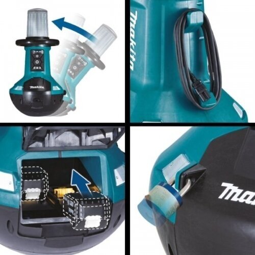 Akumuliatorinis vertikalus darbinis žibintas Makita DML810 14,4/18V/230V 2 Akumuliatorinis vertikalus darbinis žibintas Makita DML810 14,4/18V/230V 2