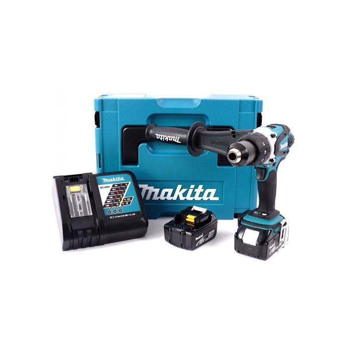Akumuliatorinis suktuvas-gręžtuvas Makita DDF458RMJ 18V 2x4,0Ah Akumuliatorinis suktuvas-gręžtuvas Makita DDF458RMJ 18V 2x4,0Ah