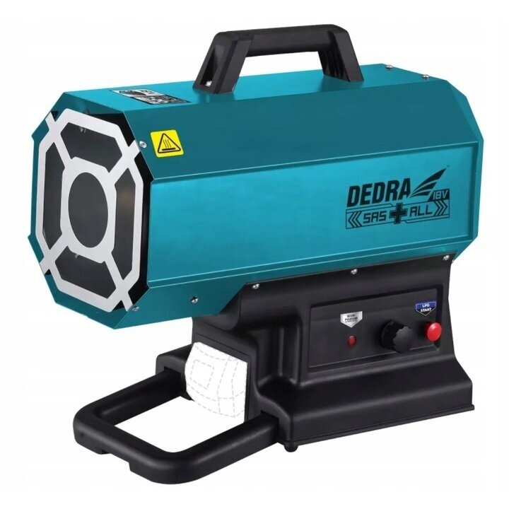 Akumuliatorinis dujinis šildytuvas 9-20kW 18V DEDRA SAS+ALL 2 Akumuliatorinis dujinis šildytuvas 9-20kW 18V DEDRA SAS+ALL 2
