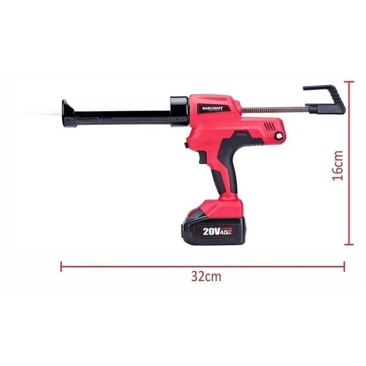 Akumuliatorinis sandarinimo pistoletas 20V CCGS20LI WORCRAFT 1 Akumuliatorinis sandarinimo pistoletas 20V CCGS20LI WORCRAFT 1