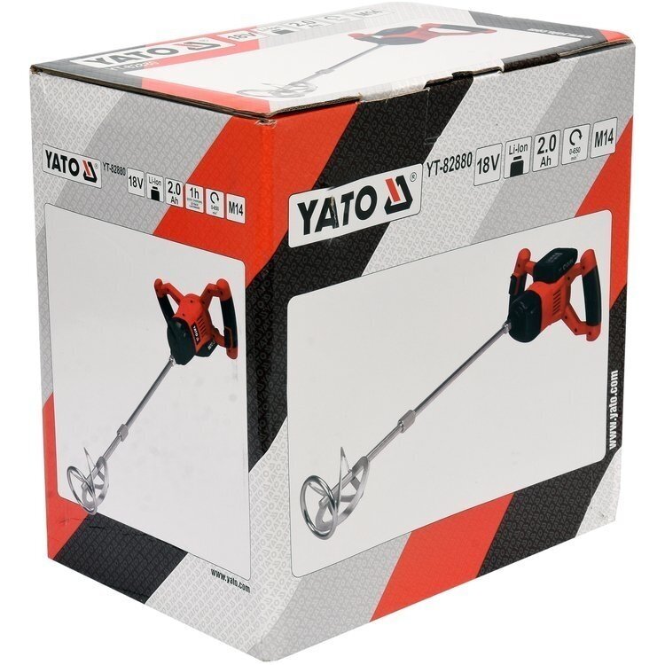Akumuliatorinis maišytuvas YATO 18V - 1x2,0Ah 3