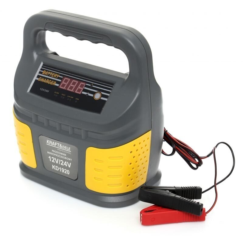Akumuliatoriaus įkroviklis su mikroprocesoriumi 12V/24V 60-200Ah 1 Akumuliatoriaus įkroviklis su mikroprocesoriumi 12V/24V 60-200Ah 1