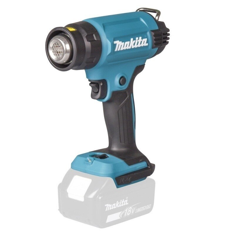 Akumuliatorinis karšto oro fenas Makita DHG181ZJ, 18V 150-550 °C 1 Akumuliatorinis karšto oro fenas Makita DHG181ZJ, 18V 150-550 °C 1