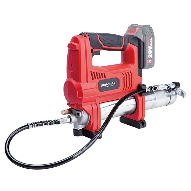 Akumuliatorinis tepimo presas su 4.0Ah baterija 20V WORCRAFT CGG-S20Li 3 Akumuliatorinis tepimo presas su 4.0Ah baterija 20V WORCRAFT CGG-S20Li 3