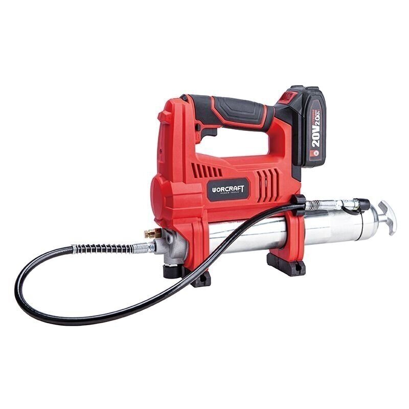 Akumuliatorinis tepimo presas su 4.0Ah baterija 20V WORCRAFT CGG-S20Li 1 Akumuliatorinis tepimo presas su 4.0Ah baterija 20V WORCRAFT CGG-S20Li 1