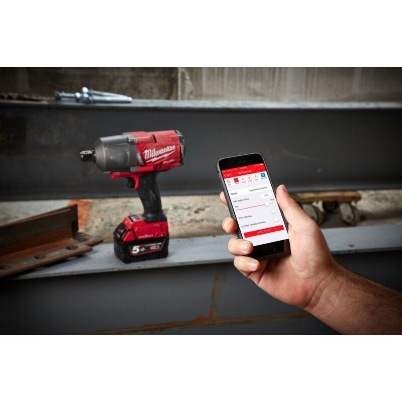 Akumuliatorinis veržliasukis MILWAUKEE M18 ONEFHIWF34-502X 2 Akumuliatorinis veržliasukis MILWAUKEE M18 ONEFHIWF34-502X 2
