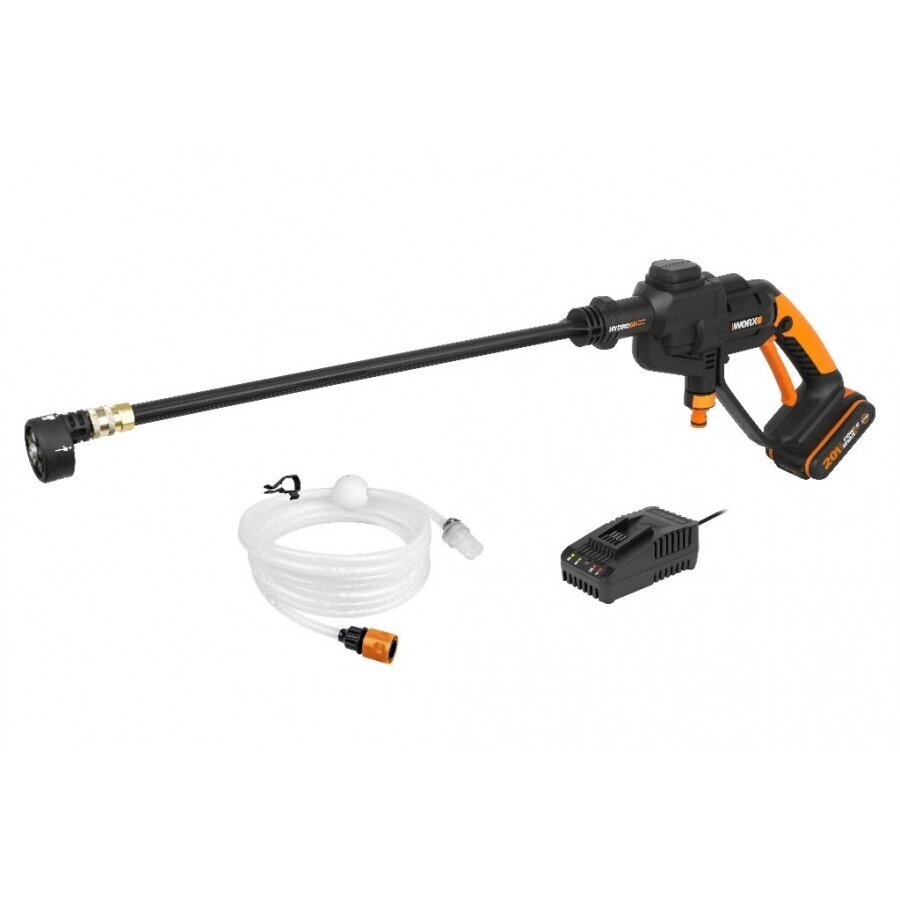 Akumuliatorinė aukšto slėgio plovykla 20V Hydroshot WG620E, Worx Akumuliatorinė aukšto slėgio plovykla 20V Hydroshot WG620E, Worx