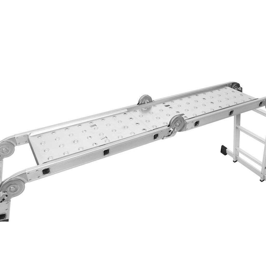 Aliumininės kopėčios su platforma 4x3 (346 cm) Kraftdele KD4070 7 Aliumininės kopėčios su platforma 4x3 (346 cm) Kraftdele KD4070 7