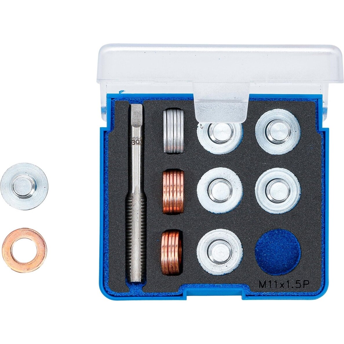 Alyvos išleidimo srauto remonto komplektas | M11 x 1,5 mm BGS 3