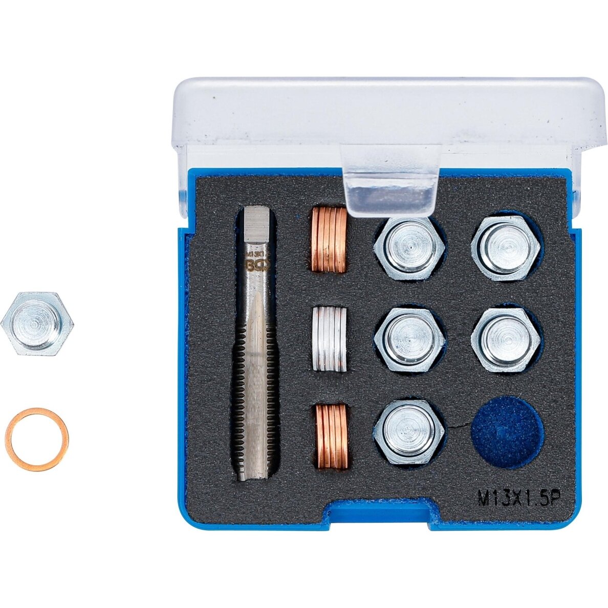 Alyvos išleidimo srauto remonto komplektas | M13 x 1,5 mm BGS 3