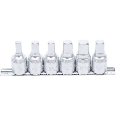 Alyvos išleidimo antgalių komplektas 12,5 mm (1/2"), 6 vnt.