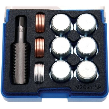 Alyvos išleidimo srauto remonto komplektas | M20 x 1,5 mm BGS