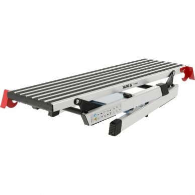 Aliuminė darbo platforma, sulankstoma YATO YT-30600 2 Aliuminė darbo platforma, sulankstoma YATO YT-30600 2