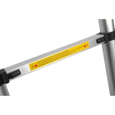 Aliuminės kopėčios 8 pakopų | 2,6 m aukščio | iki 150 kg Kraftdele KD4072 7