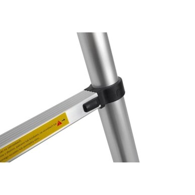 Aliuminės kopėčios 8 pakopų | 2,6 m aukščio | iki 150 kg Kraftdele KD4072 10