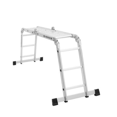 Aliumininės kopėčios su platforma 4x3 (346 cm) Kraftdele KD4070 4 Aliumininės kopėčios su platforma 4x3 (346 cm) Kraftdele KD4070 4