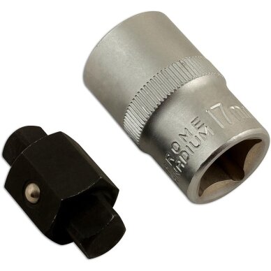 Alyvos išleidimo galvutės | 4 kampai | 8 mm + 10 mm KINGRONY 2 Alyvos išleidimo galvutės | 4 kampai | 8 mm + 10 mm KINGRONY 2