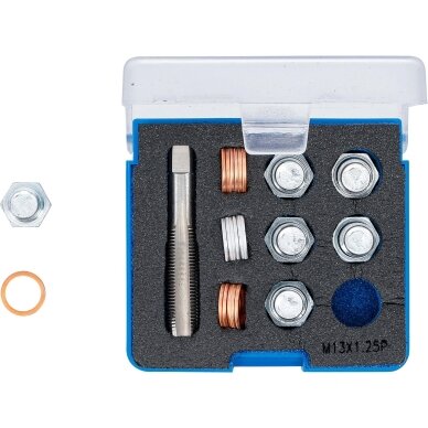 Alyvos išleidimo srauto remonto komplektas | M13 x 1,25 mm BGS 3 Alyvos išleidimo srauto remonto komplektas | M13 x 1,25 mm BGS 3