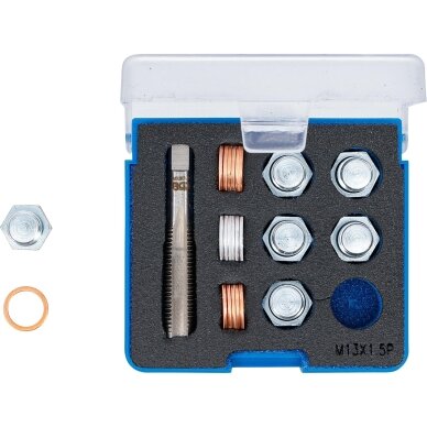 Alyvos išleidimo srauto remonto komplektas | M13 x 1,5 mm BGS 3 Alyvos išleidimo srauto remonto komplektas | M13 x 1,5 mm BGS 3