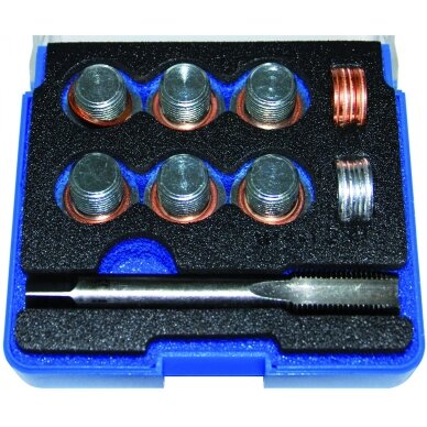Alyvos išleidimo srauto remonto komplektas | M14 x 1,25 mm | 25 vnt. BGS Alyvos išleidimo srauto remonto komplektas | M14 x 1,25 mm | 25 vnt. BGS