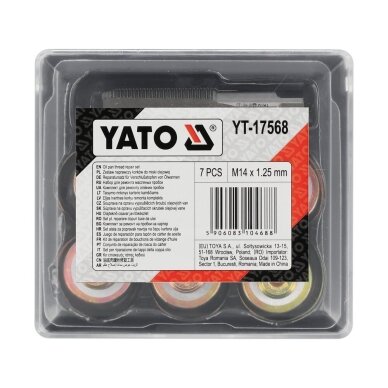 Alyvos išleidimo srauto remonto komplektas | M14X1.25 mm YATO 4