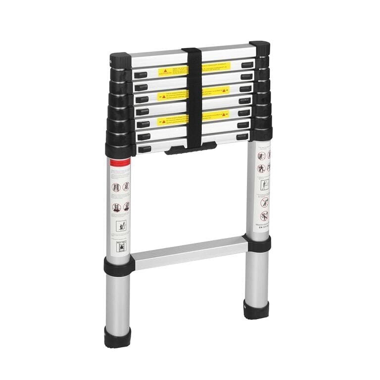 Aliuminės kopėčios 8 pakopų | 2,6 m aukščio | iki 150 kg Kraftdele KD4072 2