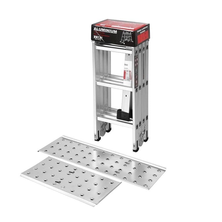 Aliumininės kopėčios su platforma 4x3 (346 cm) Kraftdele KD4070 1 Aliumininės kopėčios su platforma 4x3 (346 cm) Kraftdele KD4070 1