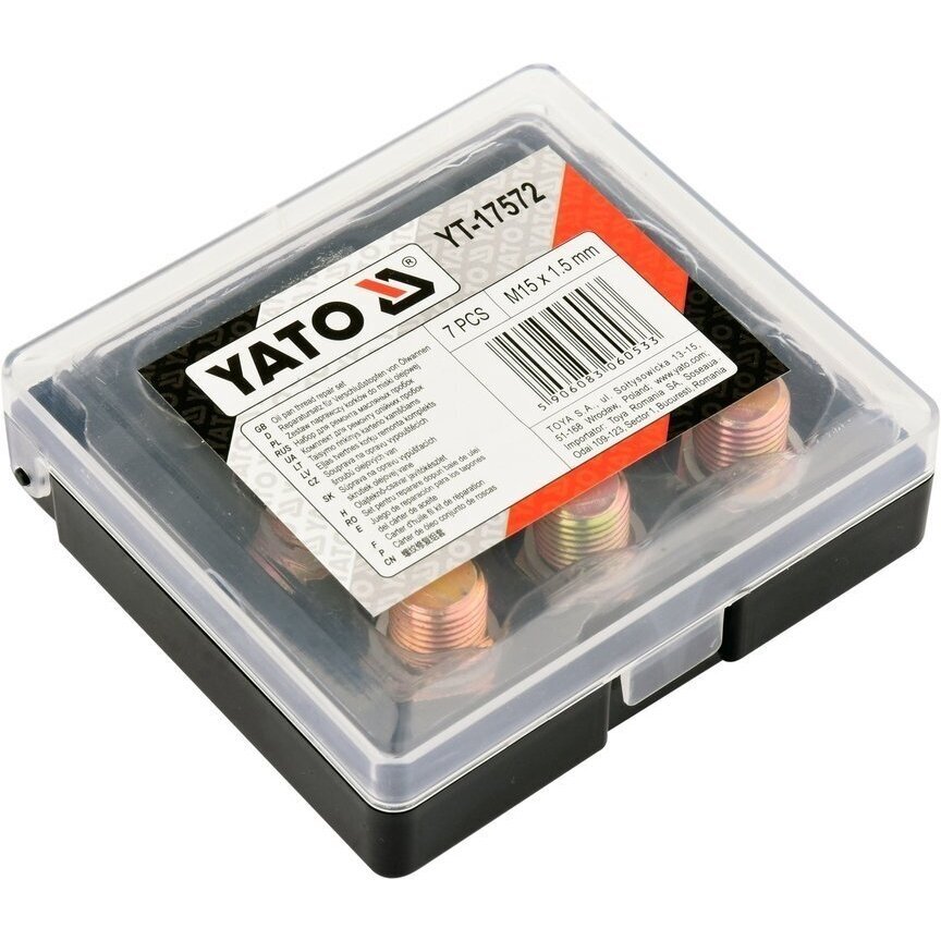 Alyvos išleidimo srauto remonto komplektas | M15 x 1,5 mm YATO 2 Alyvos išleidimo srauto remonto komplektas | M15 x 1,5 mm YATO 2