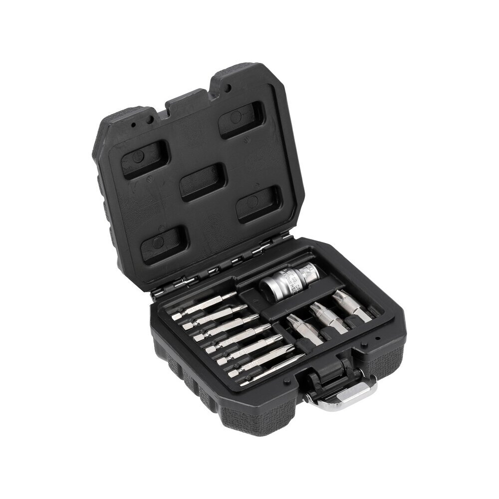 Antgalių rinkinys sugadintiems T-Star Torx su skyle 11 vnt. YT-04582 YATO Antgalių rinkinys sugadintiems T-Star Torx su skyle 11 vnt. YT-04582 YATO