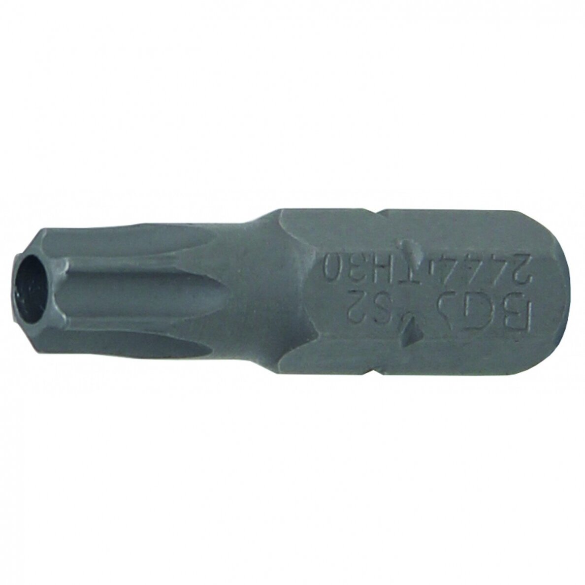 Antgalis 6.3 mm (1/4") T-star su skyle (Torx) T30 Antgalis 6.3 mm (1/4") T-star su skyle (Torx) T30