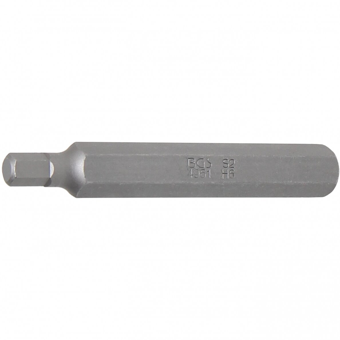 Antgalis ilgis 75 mm, 10 mm (3/8") storis Hex šešiakampis 6 mm