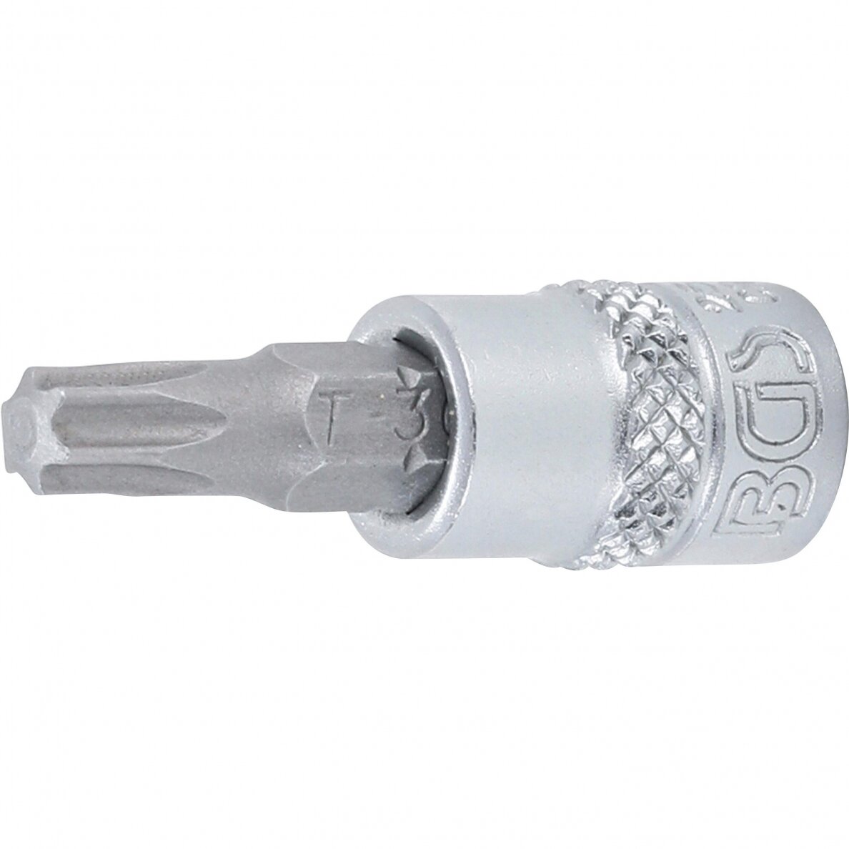 Antgalis įpresuotas į galvutę 1/4" - T30 T-Star (Torx) BGS-Technic Antgalis įpresuotas į galvutę 1/4" - T30 T-Star (Torx) BGS-Technic